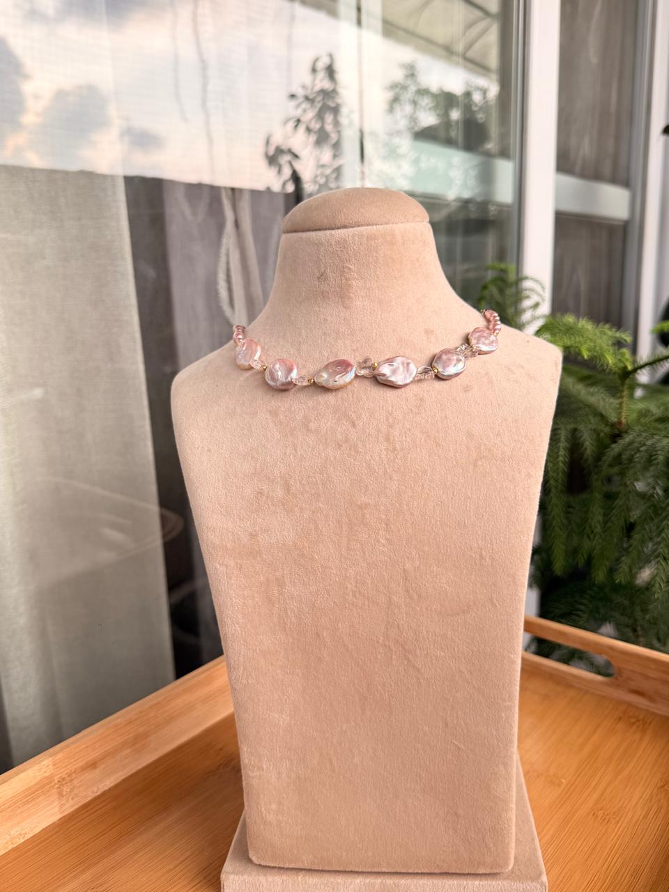 handmade jewellery , necklace pearl