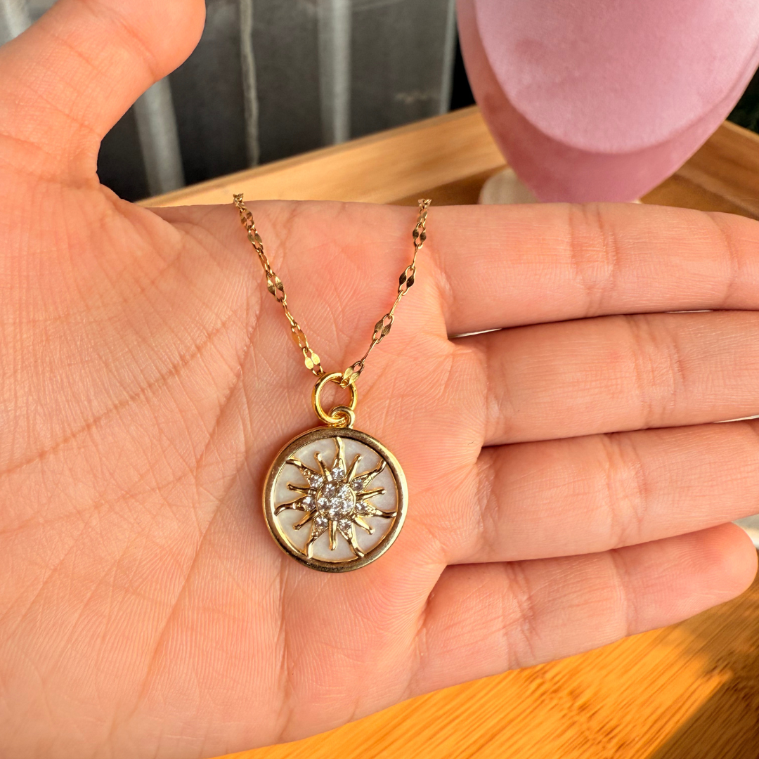 Bright like sun necklace