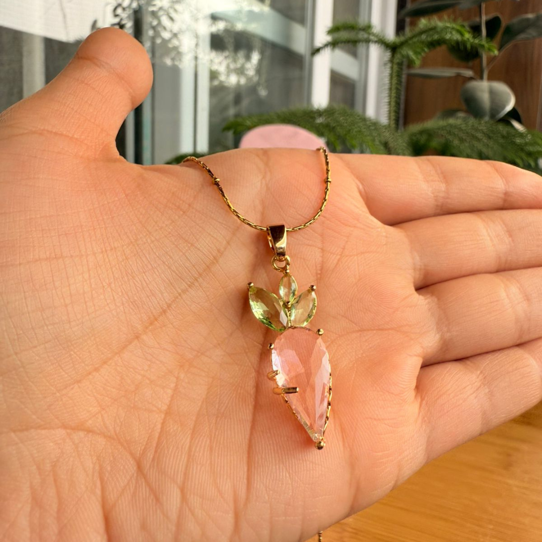 cute carrot necklace