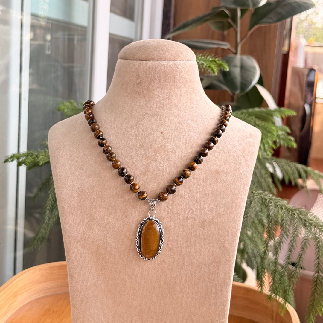 Tiger eye necklace